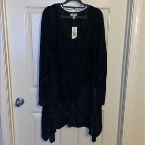 Black Sparkles Sweater 3X